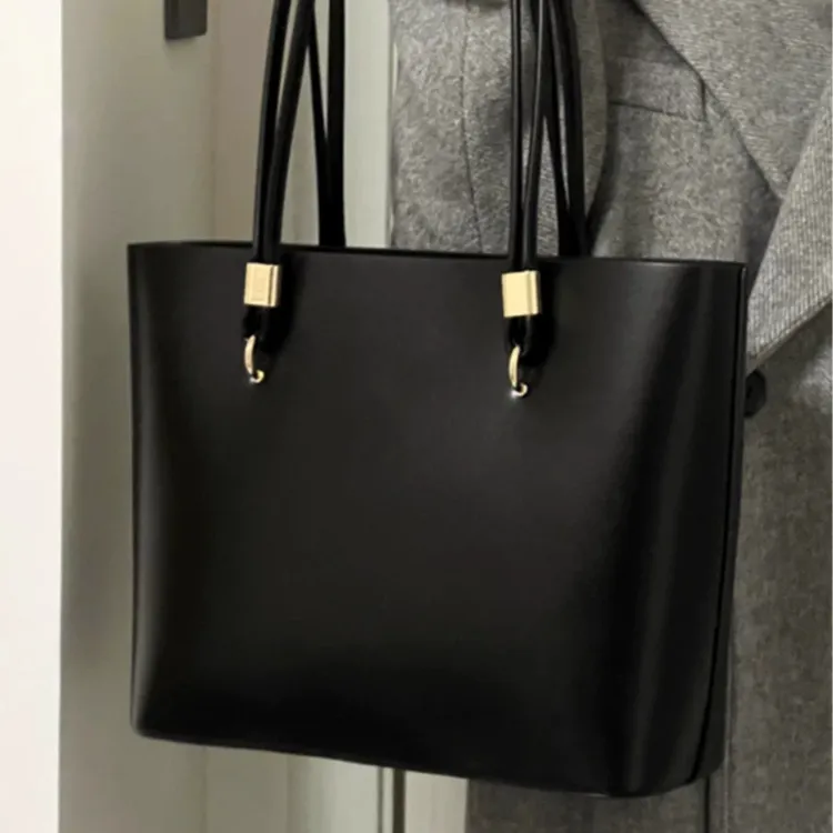 小众设计韩系包包女2025新款小众百搭通勤上课大容量单肩托特包潮