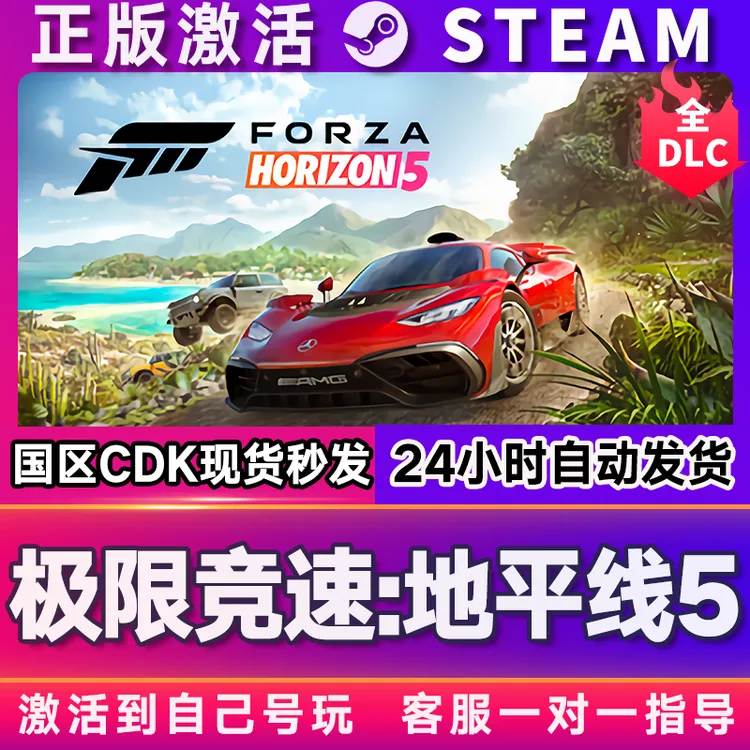 【可联机】极限竞速地平线5 steam 激活码CDKEY 激活入库 电脑游戏