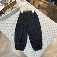 〖姐姐家〗2025春款裤子儿童萌娃女宝百搭波点休闲裤sy6868
