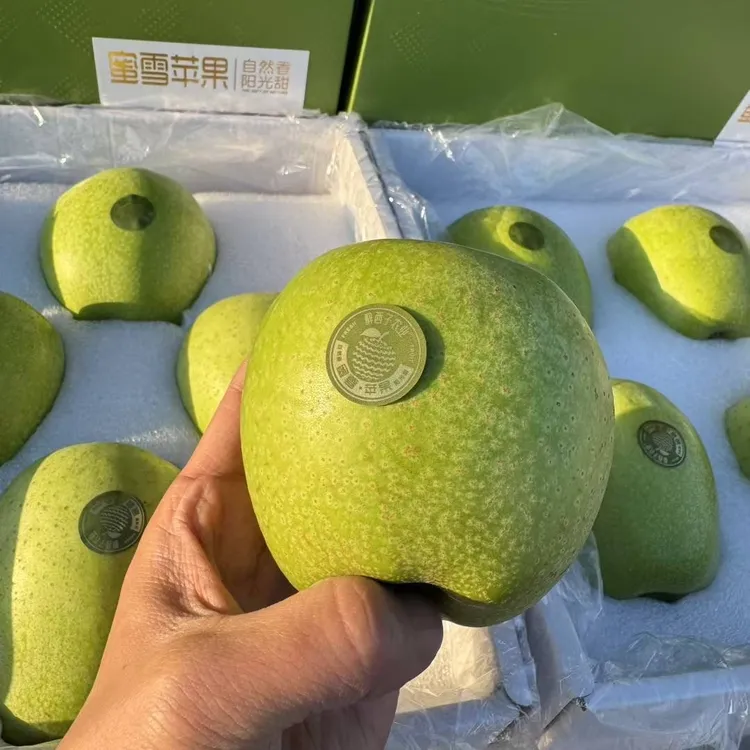 【顺丰包邮】山东蜜雪王林苹果青森王林苹果新鲜水果脆甜多汁水果