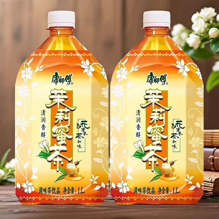 康师傅茉莉蜜茶1L大瓶装茉莉味茶饮料畅饮解渴清爽330ml*1小瓶装