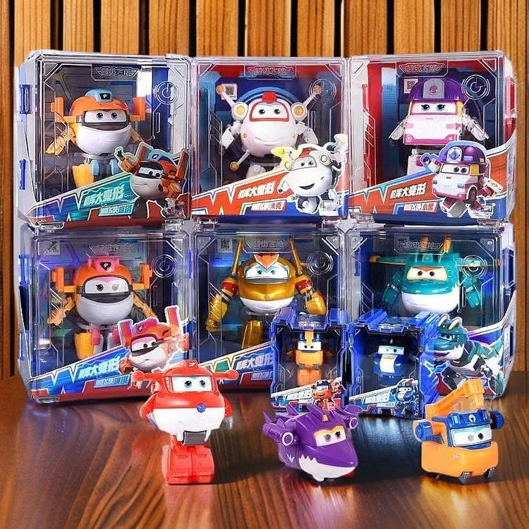 超级飞侠机库款大变形稀缺角色乐迪巴奇胡须爷爷礼盒装变形机器人