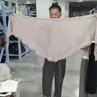 【欧诗莲】#秋冬羊绒三角围巾~精品奢感~25086#