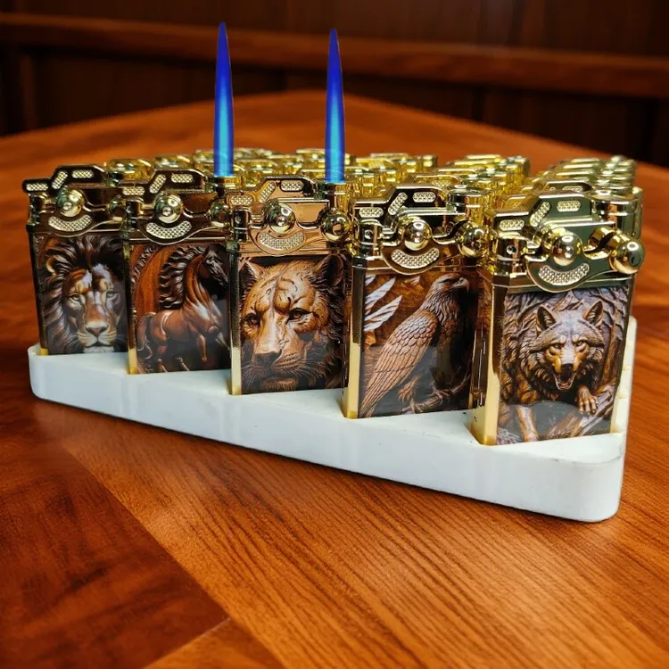 【德国工艺】金属复古创意精美防风防爆可充气定制高颜金属防风可