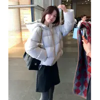 【芳龄F.LING】泡芙小姐 厚款短款连帽休闲羽绒服FL01503