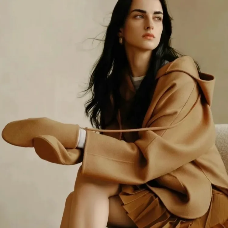 GIRDEAR/哥弟秋冬新款时尚休闲百搭连帽宽松显瘦保暖卫衣女130125