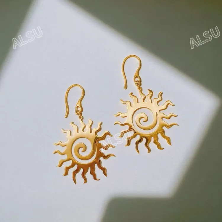 合金耳饰 ALSU原创新款经典民族风耳环时尚轻奢气质百搭