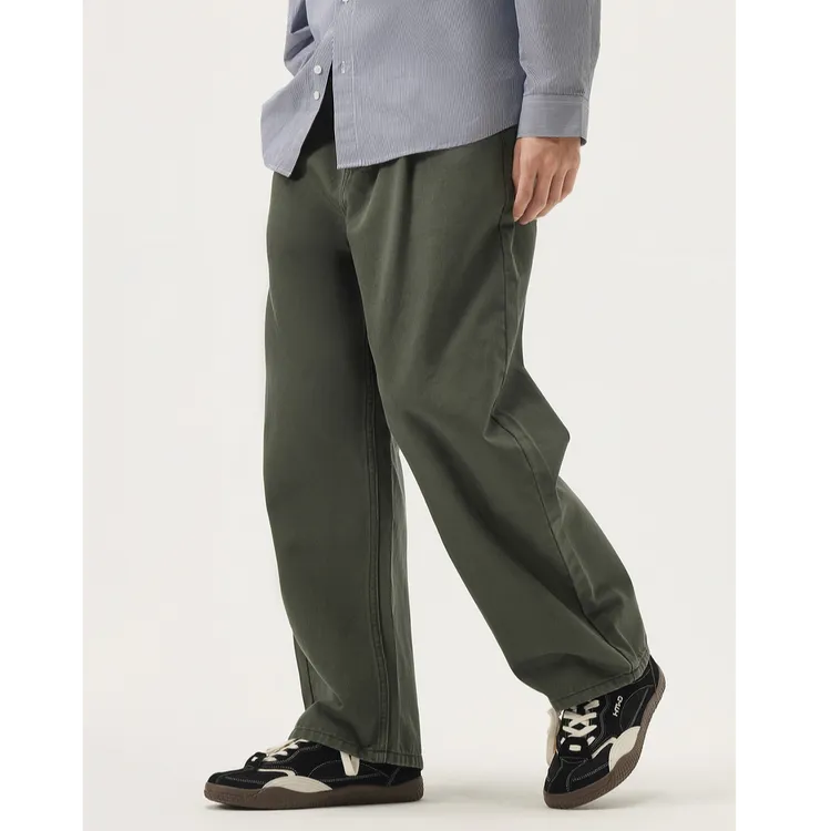 gxg.jeans多色简约水洗设计宽松直筒牛仔裤男裤25年秋J25D054114