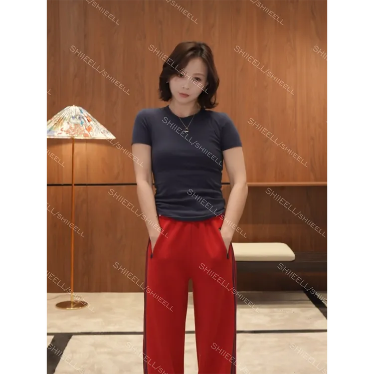 SHIIEELL【瘦瘦Tee】气质修身打底T恤新款洋气百搭体恤上衣ZN119