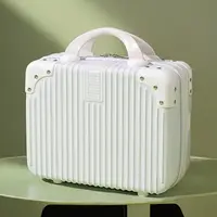 化妆包收纳小型旅行行李箱手提箱子旅行箱包图案颜色随机2 FL