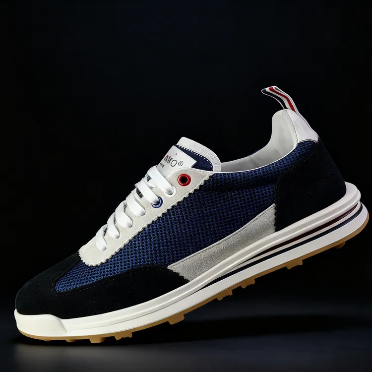 TB平替复古夏季透气防臭男士鞋子舒适时尚休闲百搭潮流男韩版低帮