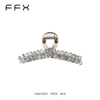 弗弗西FFX【冰境】轻奢时尚手工仿水晶超闪抓夹