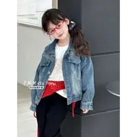 【牛仔故事】25秋男童女童牛仔外套中大童短款上衣儿童夹克B-586215