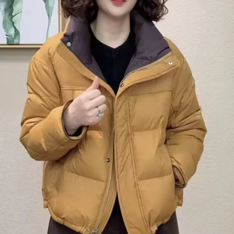 短款羽绒服女冬季新款气质时尚洋气保暖白鸭绒羽绒服小个子外套潮