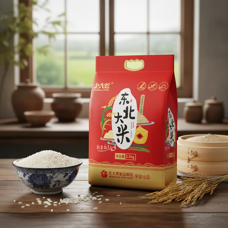 【源头直供】黑龙江五常新大米圆粒2025年东北大米真空包装红圆粒米