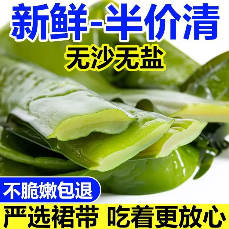 5斤裙带菜梗海白菜梗海带梗海菜梗裙带海裙菜海菠菜非干货海藻