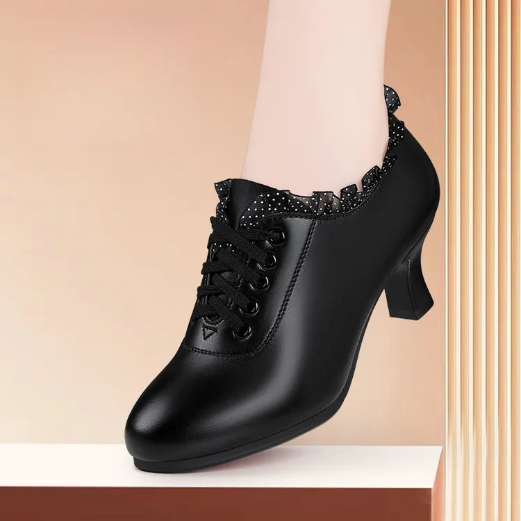 高跟软底摩登舞鞋交谊舞国标舞广场舞拉丁舞练功鞋教师鞋