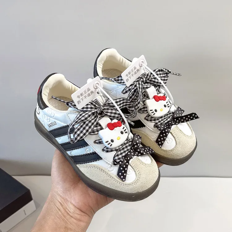 MK&DK童德训鞋2025春秋季新款女童软底运动鞋男童休闲板鞋kitty鞋