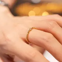 【巧玲珠宝】黄金饰品 金猫眼饰品 经典时尚百搭 多样性发一 18k金