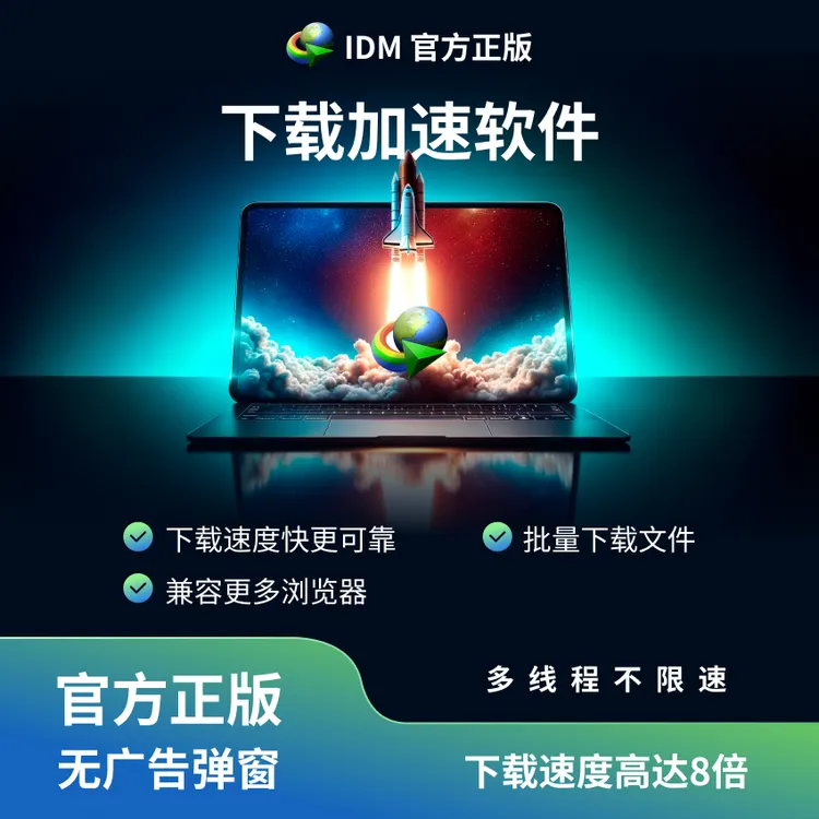 IDM网络加速下载器-下载加速提升工具视频游戏音乐大文件下载加速