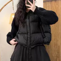 G94毛线袖羽绒服黑色（M衣长57左右）