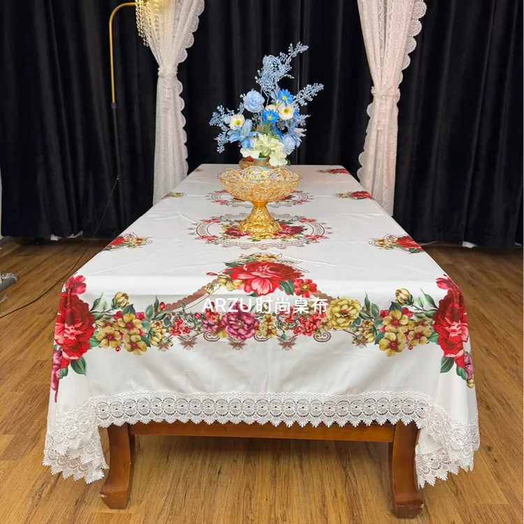 餐桌布茶几布新疆包邮پاكا جوزنىڭ داستىخانسى مەخمەل داستىخان