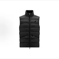未使用 MONCLER 盟可睐 M23042 纯色拉链立领绗缝马甲J17
