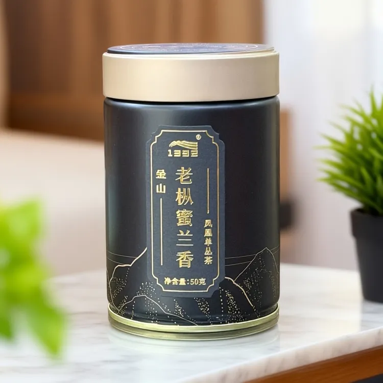 天池茶业1392金山老枞蜜兰香罐装散茶潮州凤凰单丛乌岽山茶叶50g