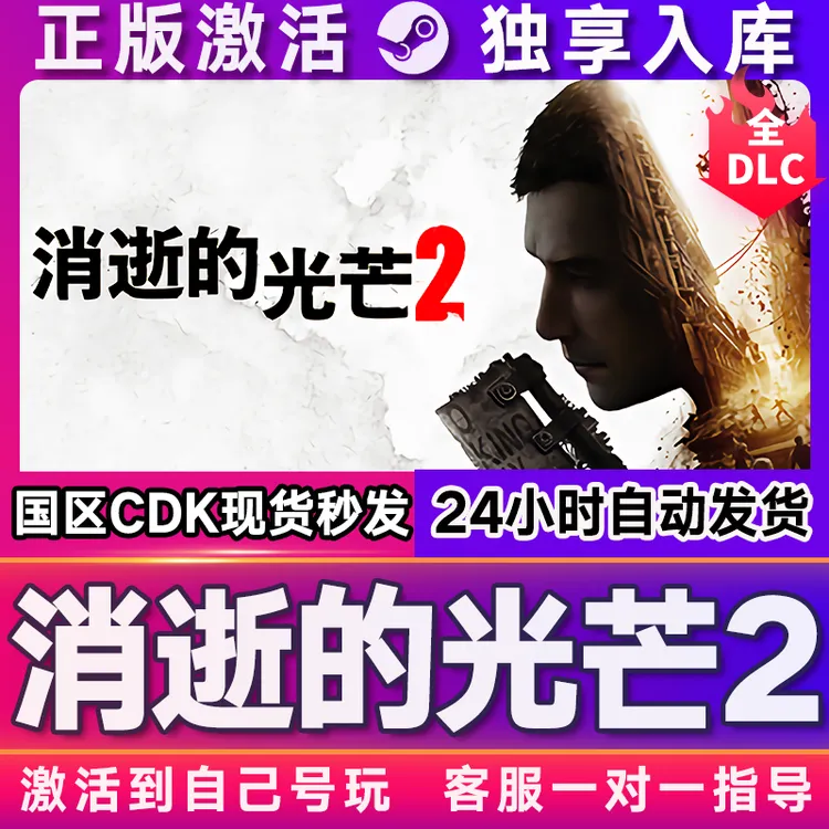 消逝的光芒2 激活码 全球区 CDKEY 激活入库 pc电脑游戏