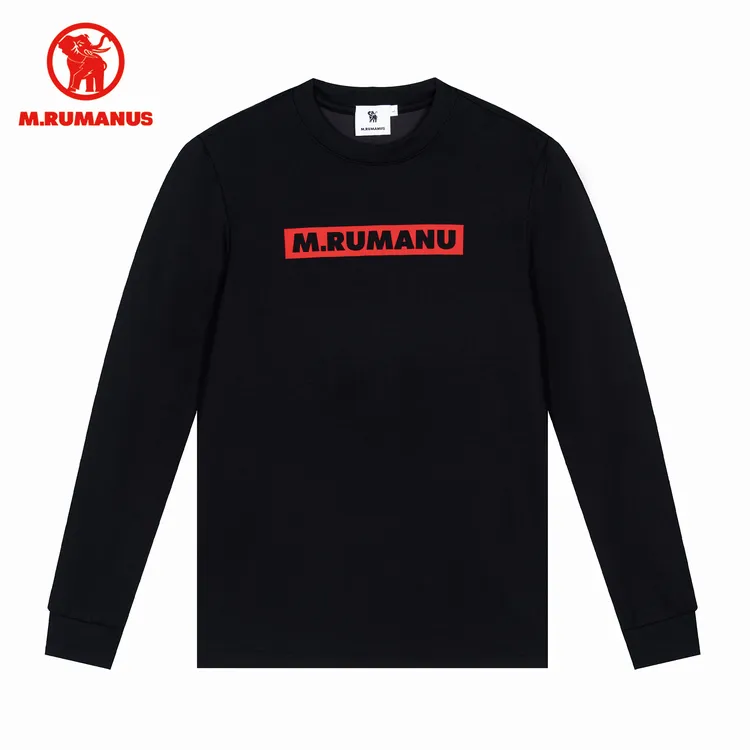 M.RUMANUS2025爆款简约秋季新款男款爆款时尚奶丝棉打底运动卫衣
