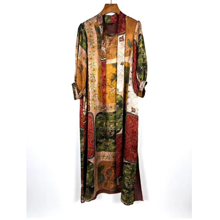 朱总原创设计XZL067流霞捻香连衣裙