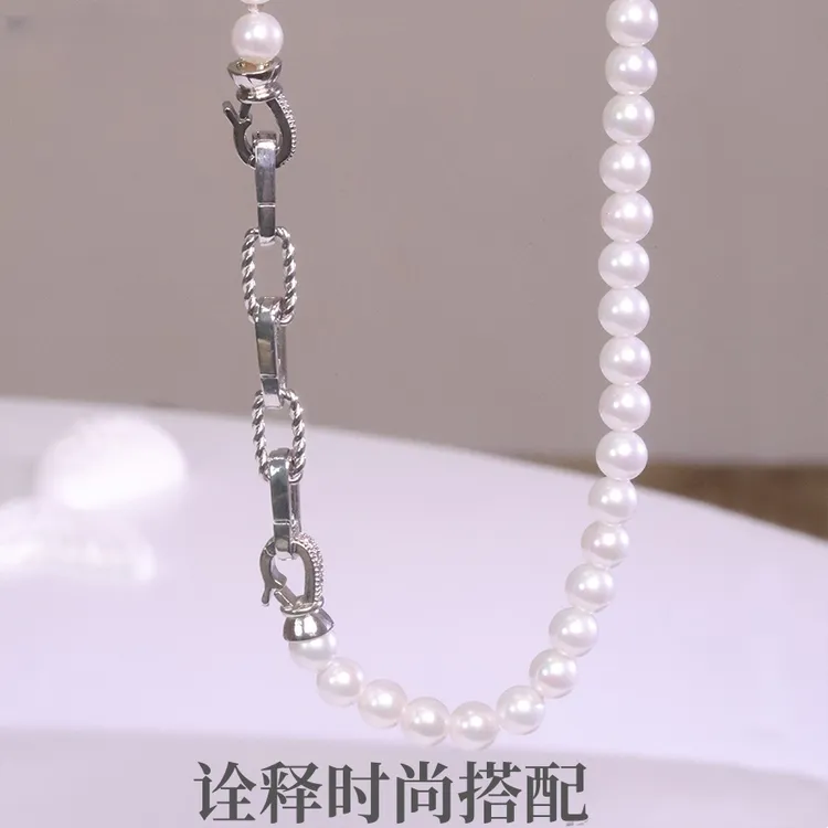 双开延长链扣项链手链锁骨链手链保险扣毛衣链尾接长扣DIY饰品女