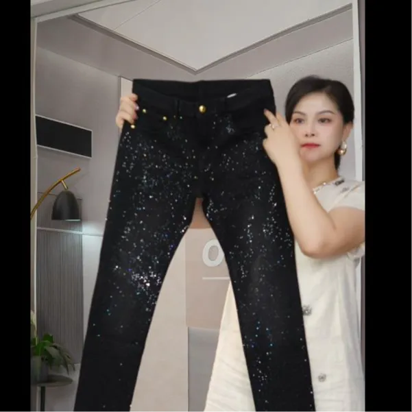 满天星秋季男士修身小裤脚牛仔裤休闲百搭韩版潮流时尚欧货男裤子