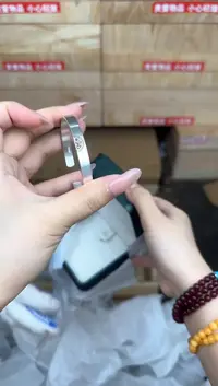 喜上加喜银手镯-@@SP349