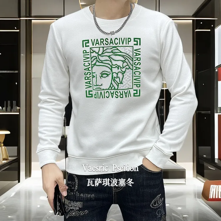 Vaesric Poseidon/瓦萨琪波塞冬潮流百搭男士秋冬季长袖圆领卫衣