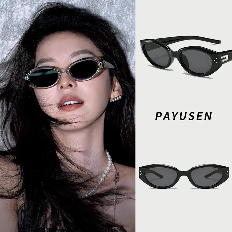 章若楠同款GM猫眼墨镜女款2025新款高级感防紫外线太阳镜眼镜近视
