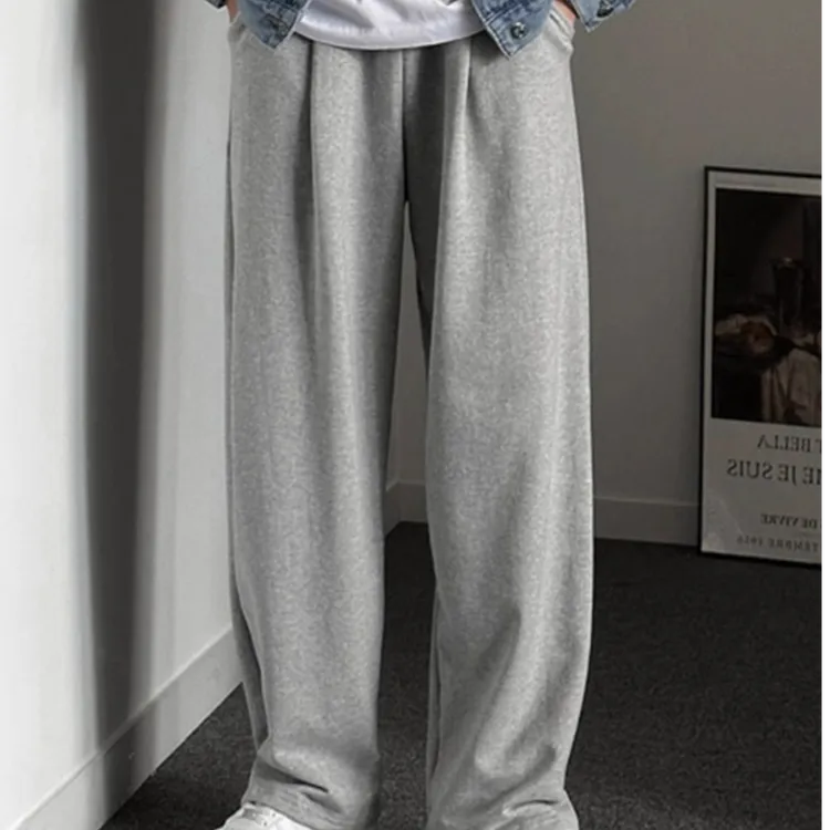 男士秋冬加绒特大码2 - 300斤宽松百搭休闲运动大码下装棉30聚酯