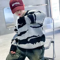 【悠悠耀选】冬季款男童潮流时尚必备风向标毛衣K234MY3913