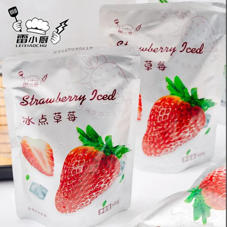 雷小厨【到手4大袋】雷小厨冰点草莓冷冻草莓东港草莓水果罐头