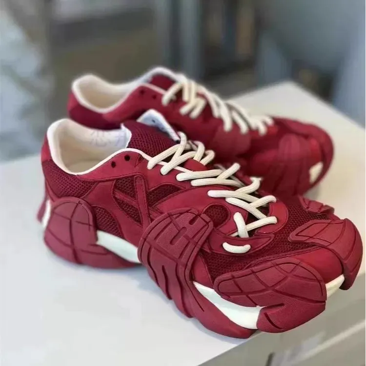 时髦~欧货八爪鱼老爹鞋女2025秋新百搭洋气小众厚底6cm休闲鞋潮鞋