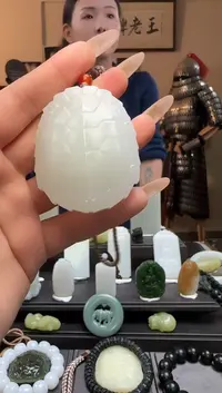 【闪购商品】和田玉白玉富甲天下未镶嵌手把件