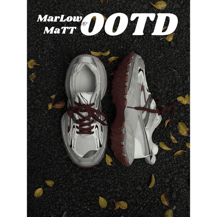 MarlowMatt休闲百搭复古潮流老爹鞋顶男穿搭时尚增高轻奢运动鞋男