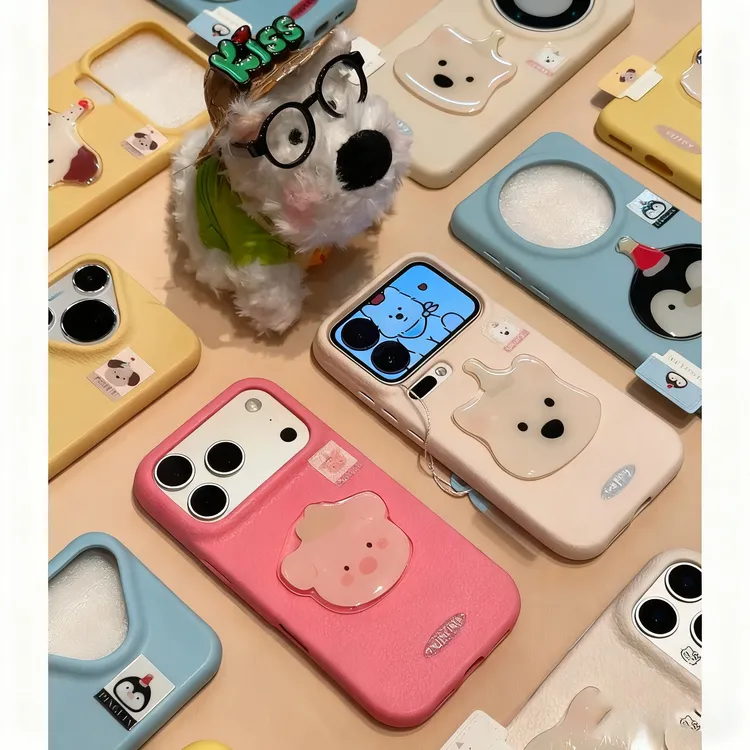 趣味动物适用苹果17Promax/16手机壳华为OPPO小米17VIVO一加秋冬