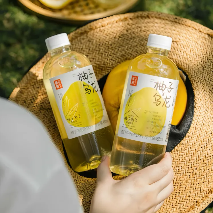 果子熟了柚子熟了乌龙茶饮料果汁茶柚子茶果味乌龙茶饮料487ml