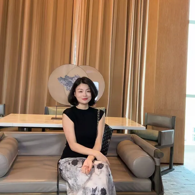  TANTAN  真丝气质简约飞飞袖T恤1557