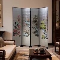 TS602四君子屏风高183*宽40cm*4片