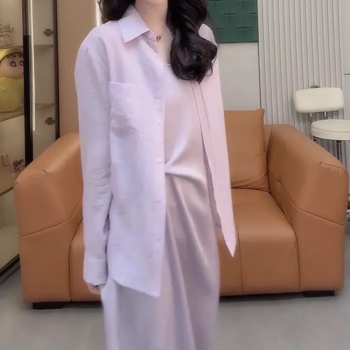 2025夏季新款时尚显瘦气质女士网红洋气两件套百搭款D6460