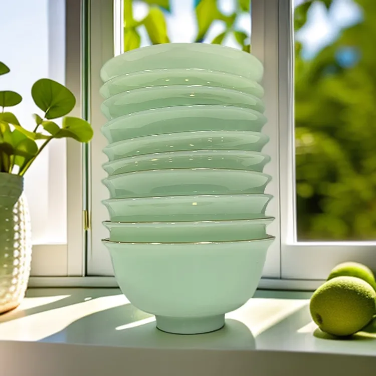 4.5英寸创意米饭碗景德镇高端果玉瓷餐具高温煅烧原矿天然陶瓷