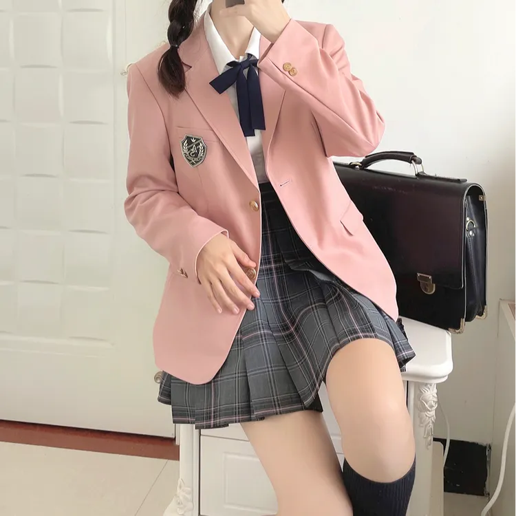 放学后的制服馆樱矢高校/原创JKDK西装校供感学院风学生西服外套