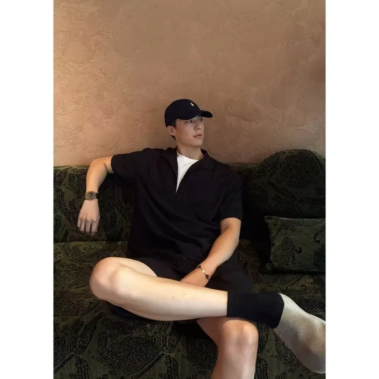 【西博】25ss夏季亚麻假两件高级感套装松弛古巴领休闲百搭套装